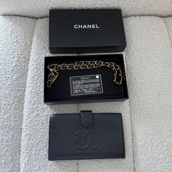 CHANEL Caviar Long Wallet - Picture 1 of 7